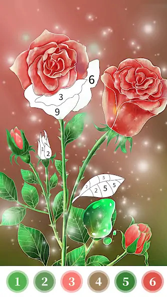 Download Rose Coloring Book Color Games [MOD, Unlimited money/coins] + Hack [MOD, Menu] for Android