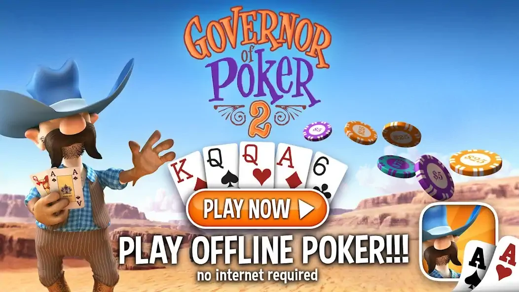 Download Governor of Poker 2 - Offline [MOD, Unlimited money/coins] + Hack [MOD, Menu] for Android