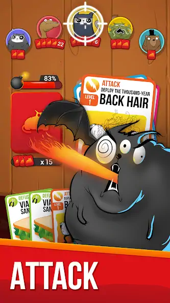 Download Exploding Kittens Unleashed [MOD, Unlimited money] + Hack [MOD, Menu] for Android