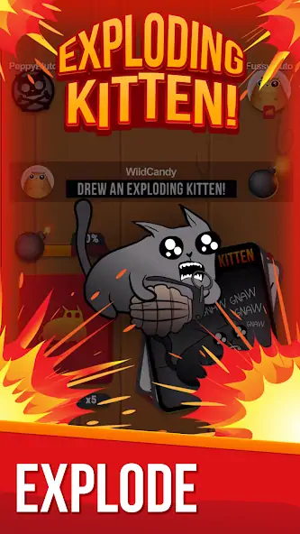 Download Exploding Kittens Unleashed [MOD, Unlimited money] + Hack [MOD, Menu] for Android