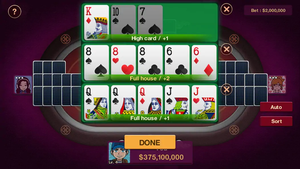 Download Chinese Poker Offline [MOD, Unlimited money] + Hack [MOD, Menu] for Android
