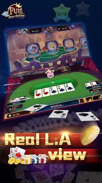 Download Fun Texas Holdem: Poker Clash [MOD, Unlimited money/gems] + Hack [MOD, Menu] for Android