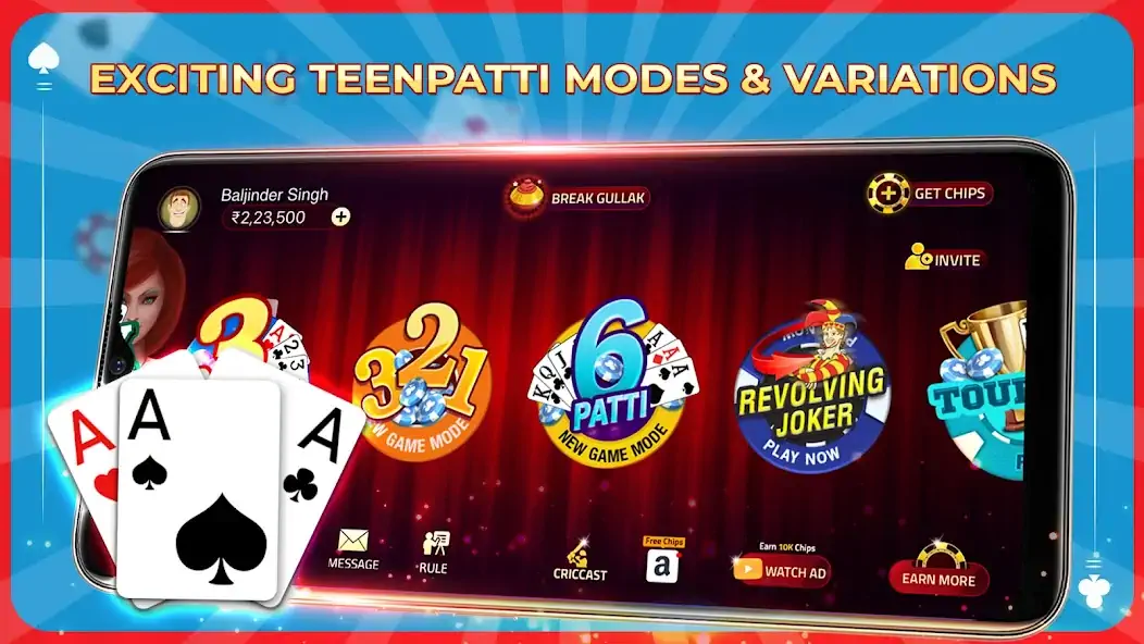 Download Teen Patti Octro: Live 3patti [MOD, Unlimited coins] + Hack [MOD, Menu] for Android