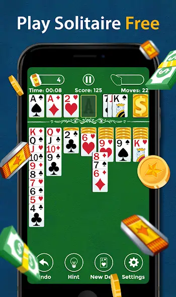 Download Solitaire - Make Money [MOD, Unlimited money/coins] + Hack [MOD, Menu] for Android