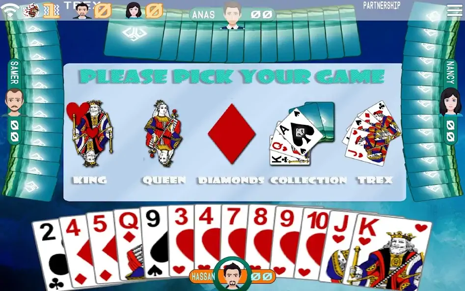Download Golden Card Games Tarneeb Trix [MOD, Unlimited money] + Hack [MOD, Menu] for Android