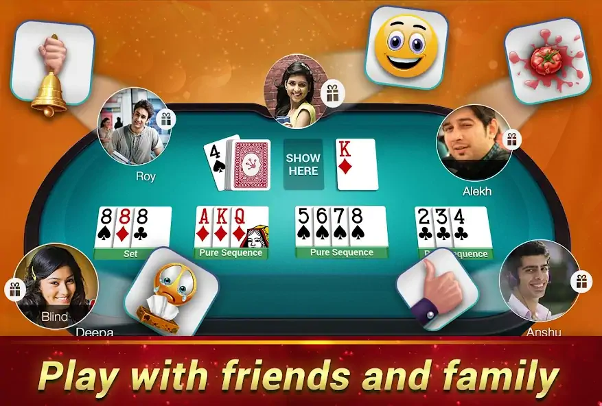 Download Rummy Gold (With Fast Rummy) - [MOD, Unlimited money/coins] + Hack [MOD, Menu] for Android