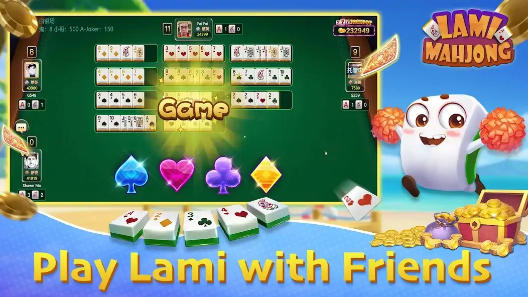 Download Lami Mahjong [MOD, Unlimited money/gems] + Hack [MOD, Menu] for Android