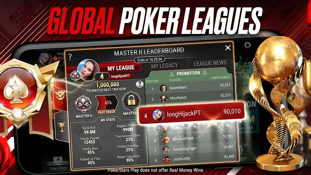 Download PokerStars Play: Texas Hold'em [MOD, Unlimited money] + Hack [MOD, Menu] for Android