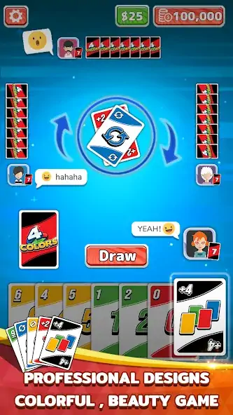 Download 4 Colors Card Game [MOD, Unlimited money/gems] + Hack [MOD, Menu] for Android