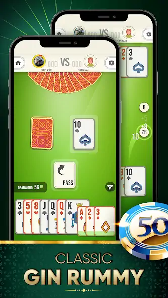Download Gin Rummy: Card Game Online [MOD, Unlimited money] + Hack [MOD, Menu] for Android