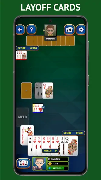 Download Rummy 500 : Relaxing Card Game [MOD, Unlimited money/gems] + Hack [MOD, Menu] for Android