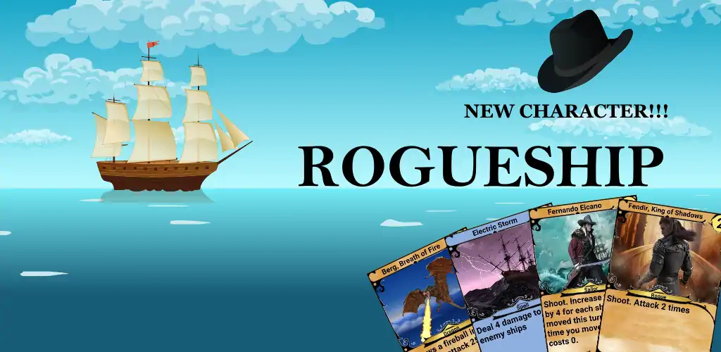 Download RogueShip - RPG Roguelike Card [MOD, Unlimited money] + Hack [MOD, Menu] for Android