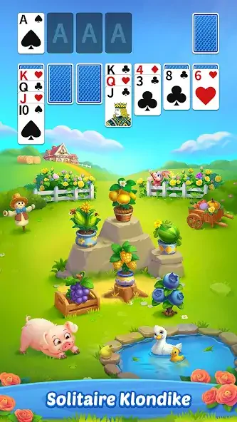 Download Solitaire Garden [MOD, Unlimited coins] + Hack [MOD, Menu] for Android