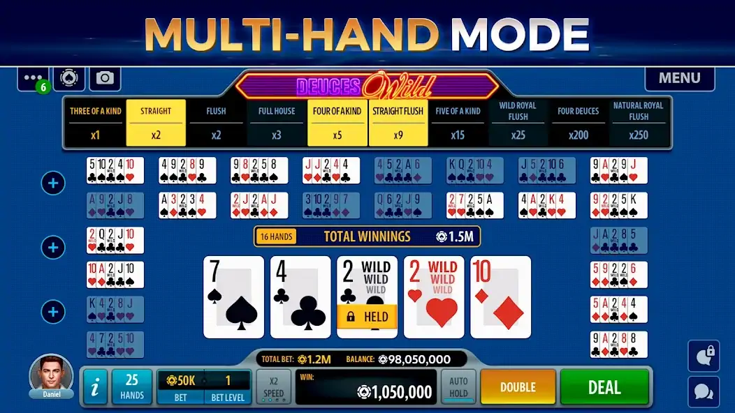 Download Video Poker by Pokerist [MOD, Unlimited money] + Hack [MOD, Menu] for Android