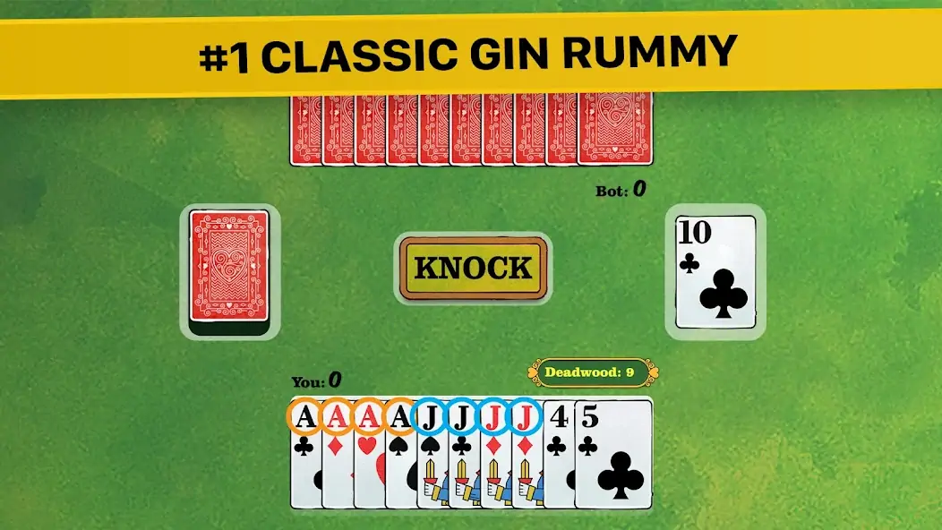 Download Gin Rummy * [MOD, Unlimited money/gems] + Hack [MOD, Menu] for Android