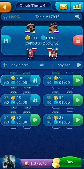 Download Durak LiveGames online [MOD, Unlimited money/gems] + Hack [MOD, Menu] for Android