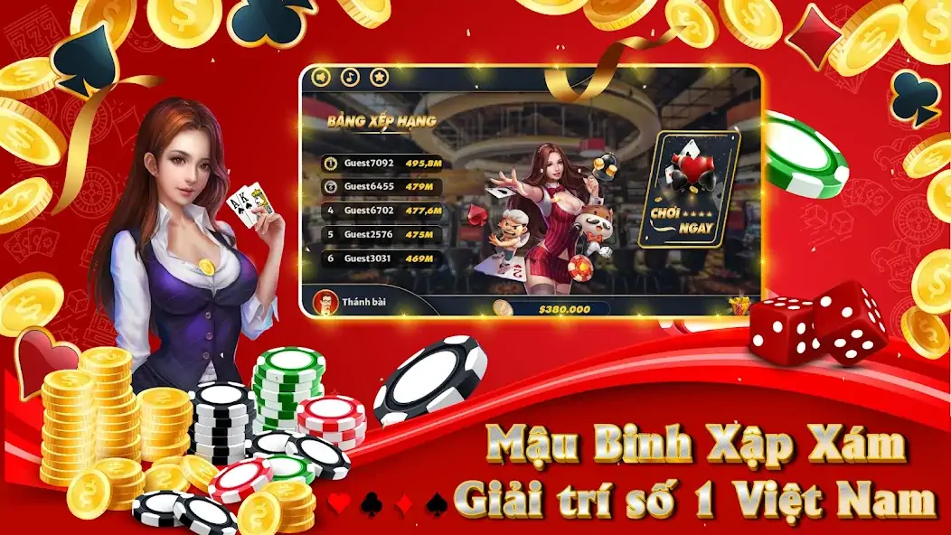 Download Chinese Poker (Mau Binh) [MOD, Unlimited money/coins] + Hack [MOD, Menu] for Android