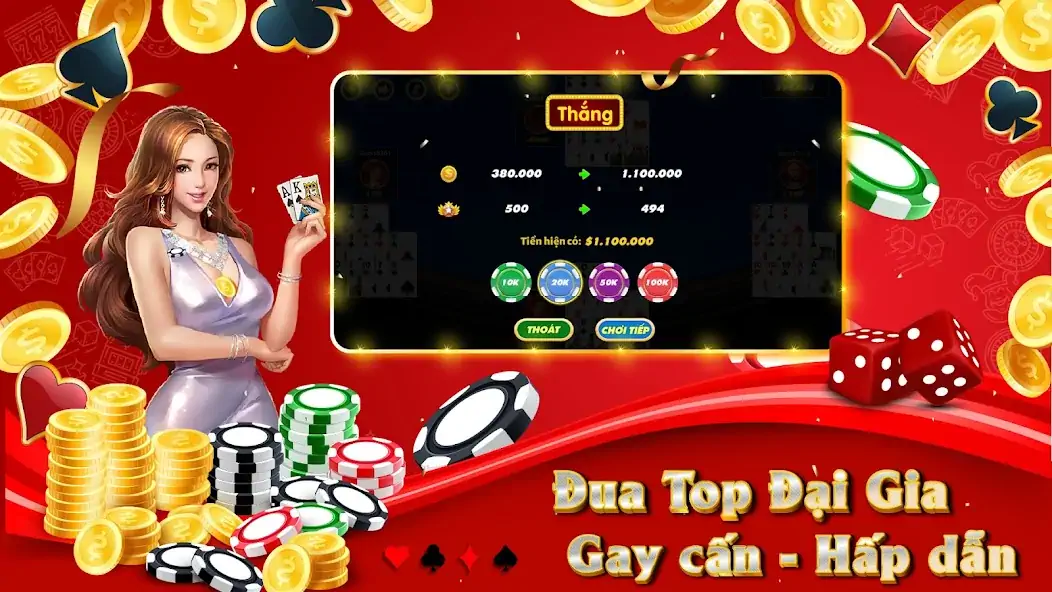 Download Chinese Poker (Mau Binh) [MOD, Unlimited money/coins] + Hack [MOD, Menu] for Android