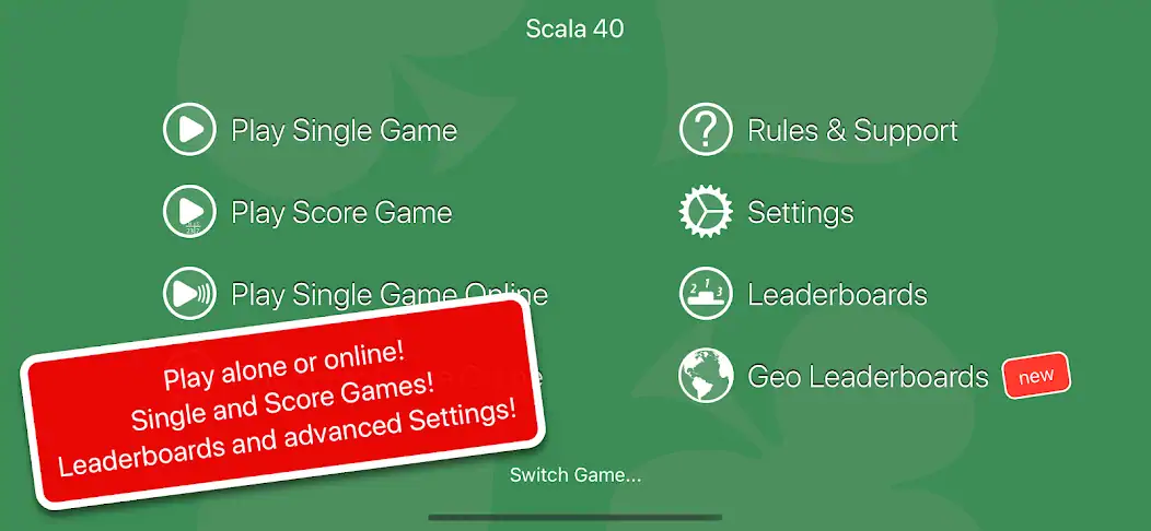 Download Scala 40 - Online or Alone [MOD, Unlimited money] + Hack [MOD, Menu] for Android