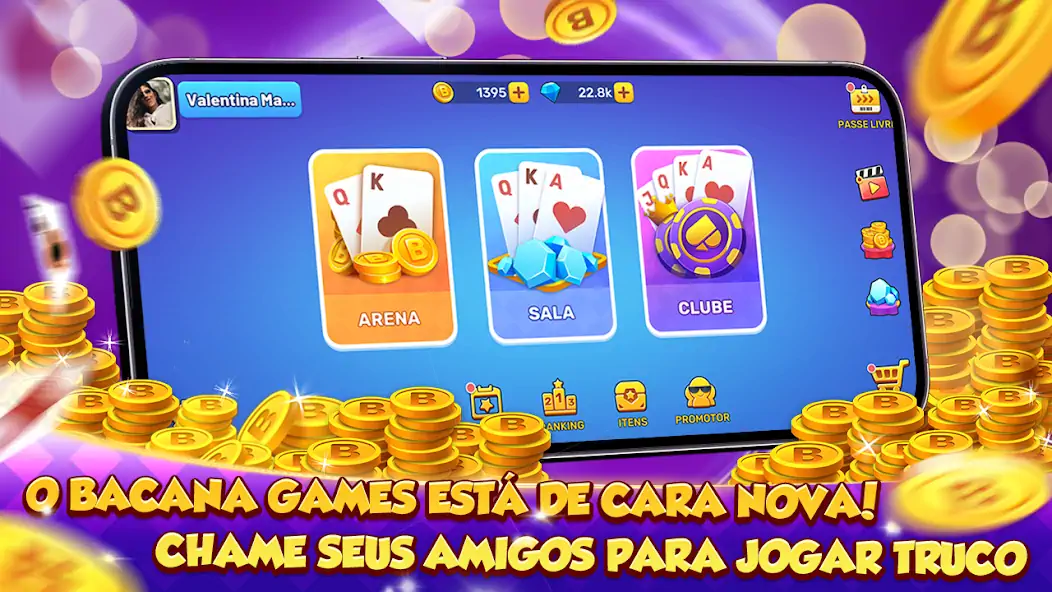 Download Bacana Games -Truco, Buraco e+ [MOD, Unlimited coins] + Hack [MOD, Menu] for Android