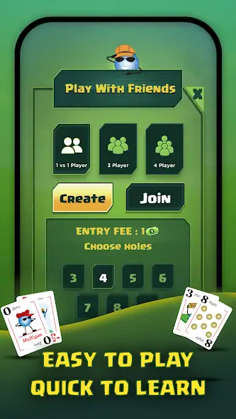 Download Play Nine: Golf Card Game [MOD, Unlimited money] + Hack [MOD, Menu] for Android