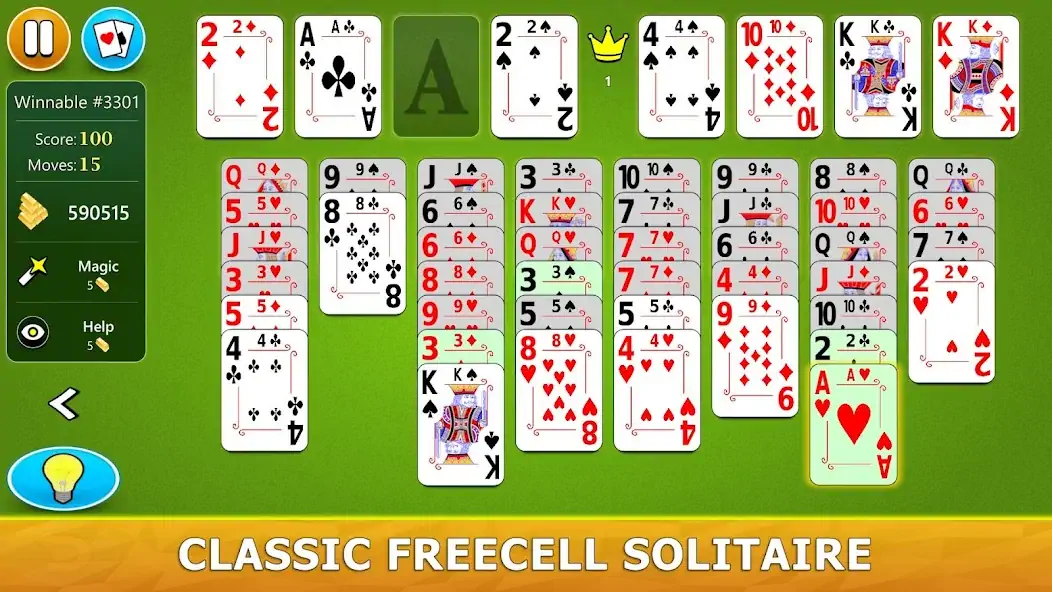 Download FreeCell Solitaire - Card Game [MOD, Unlimited money] + Hack [MOD, Menu] for Android