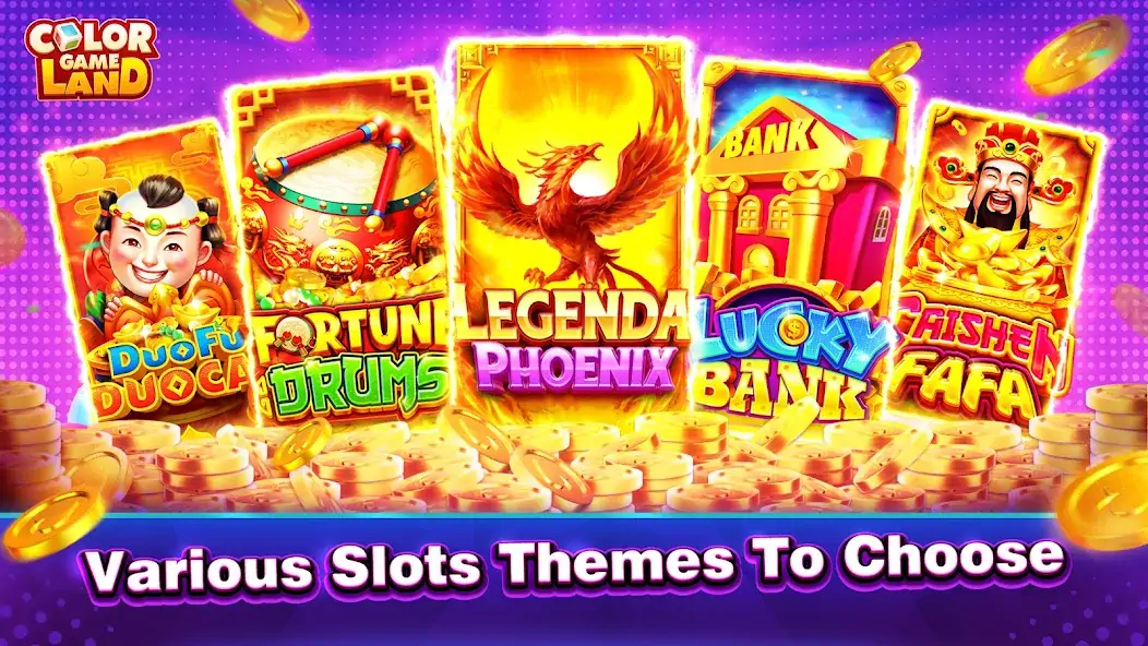 Download Color Game Land-Tongits, Slots [MOD, Unlimited money/gems] + Hack [MOD, Menu] for Android