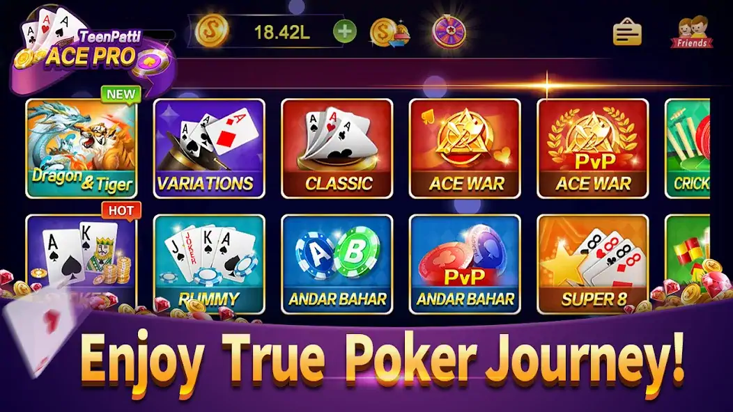 Download Teenpatti Ace Pro -poker,rummy [MOD, Unlimited coins] + Hack [MOD, Menu] for Android