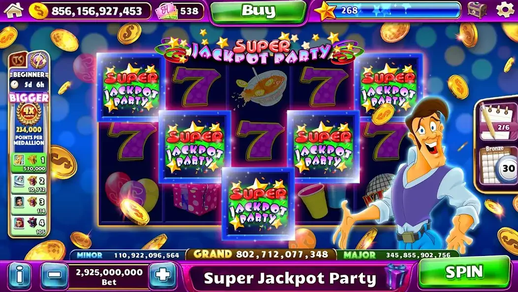 Download Jackpot Party Casino Slots [MOD, Unlimited money/coins] + Hack [MOD, Menu] for Android