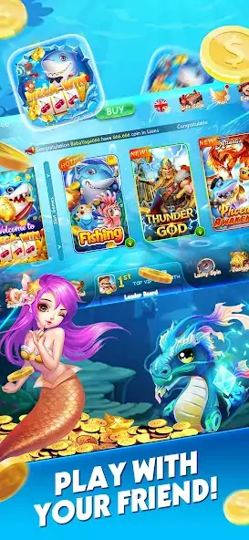 Download Mega Win Slot - Fishing hunter [MOD, Unlimited coins] + Hack [MOD, Menu] for Android