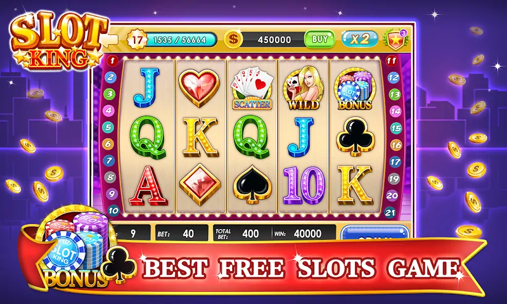 Download Slots Machines - Vegas Casino [MOD, Unlimited money/coins] + Hack [MOD, Menu] for Android