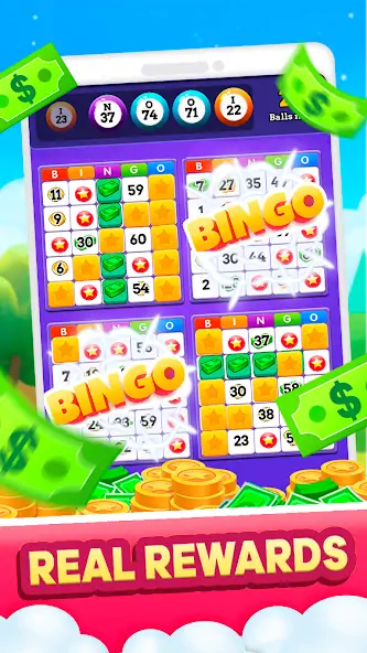 Download Money Bingo: Win real cash [MOD, Unlimited coins] + Hack [MOD, Menu] for Android