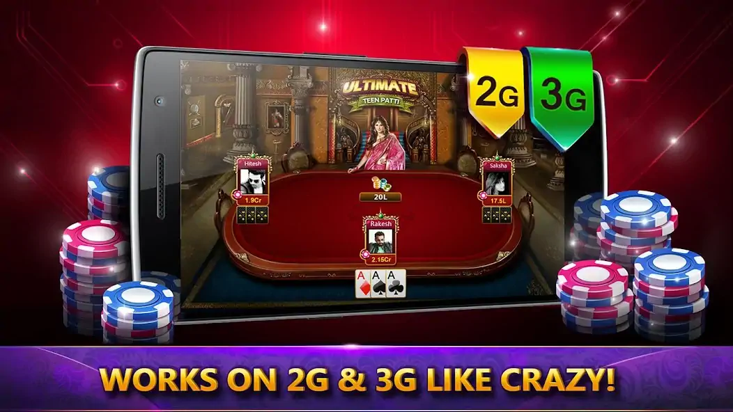 Download UTP - Ultimate Teen Patti (3 P [MOD, Unlimited coins] + Hack [MOD, Menu] for Android