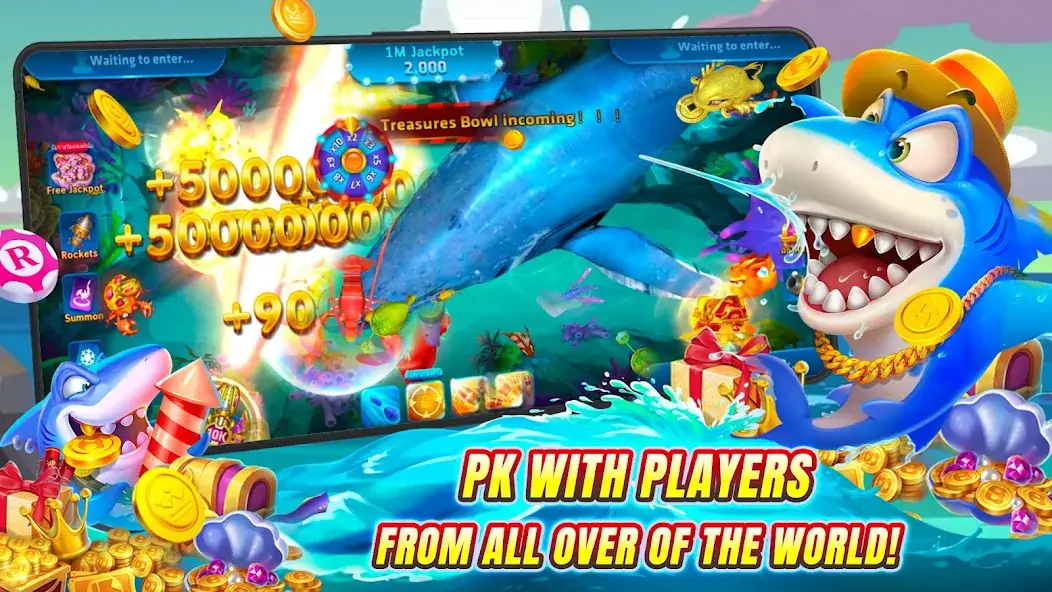Download Royal World: Slots Fish Games [MOD, Unlimited money/coins] + Hack [MOD, Menu] for Android
