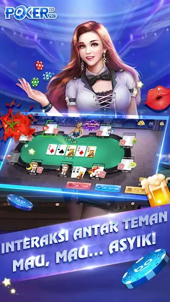 Download Poker Pro.ID [MOD, Unlimited money/gems] + Hack [MOD, Menu] for Android