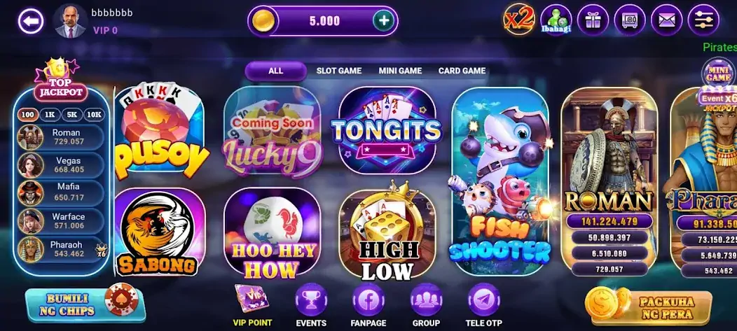 Download Pusoy 8: Tongits & Lucky Slots [MOD, Unlimited money] + Hack [MOD, Menu] for Android