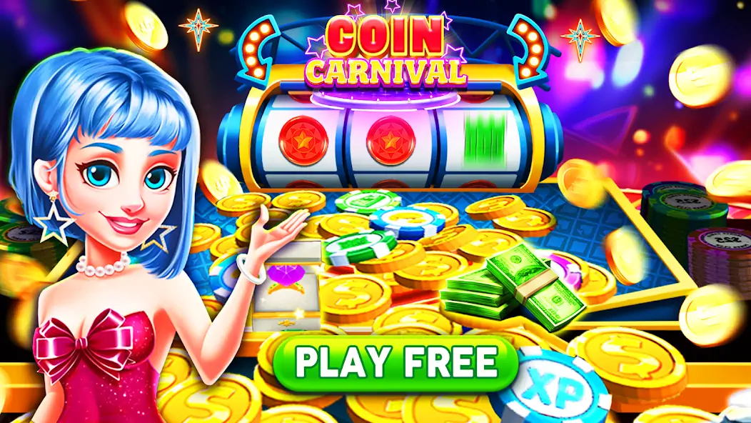 Download Coin Carnival Cash Pusher Game [MOD, Unlimited money] + Hack [MOD, Menu] for Android