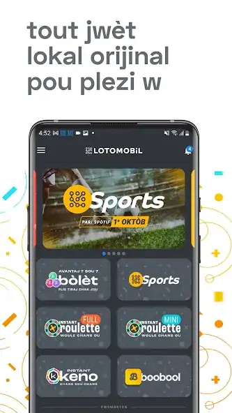 Download Lotomobil Sports & Bolet [MOD, Unlimited coins] + Hack [MOD, Menu] for Android