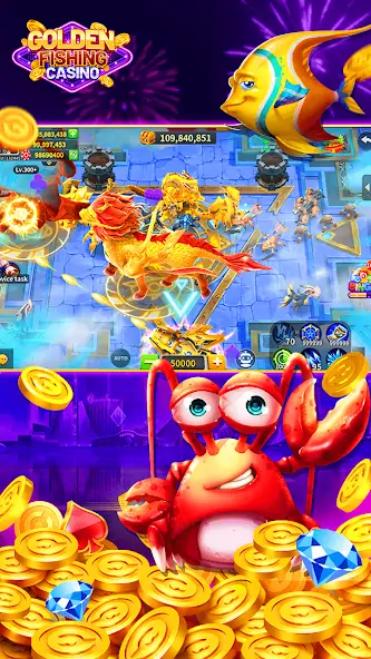 Download Golden Fishing Slots Casino [MOD, Unlimited coins] + Hack [MOD, Menu] for Android
