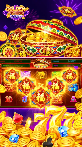Download Golden Fishing Slots Casino [MOD, Unlimited coins] + Hack [MOD, Menu] for Android