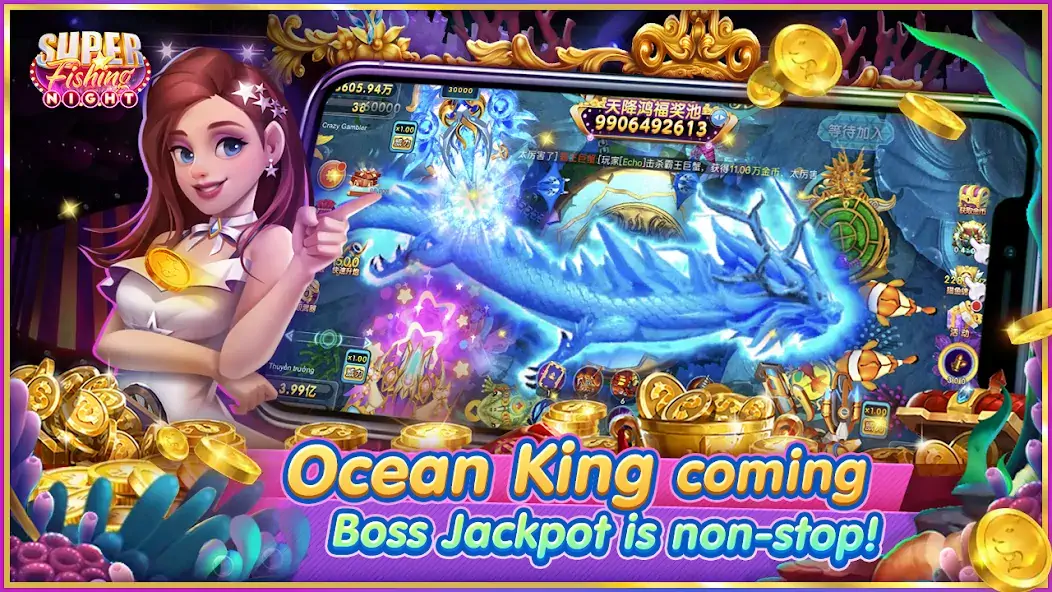 Download SuperFishing Casino- Slots 777 [MOD, Unlimited money] + Hack [MOD, Menu] for Android