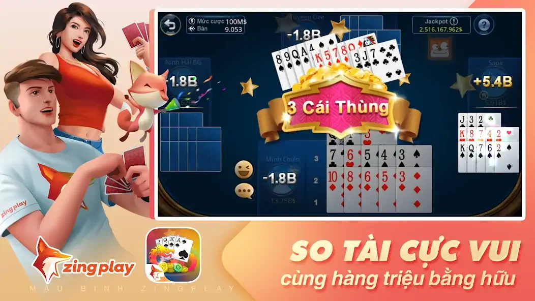Download Poker VN ZingPlay ( Mậu Binh) [MOD, Unlimited money] + Hack [MOD, Menu] for Android