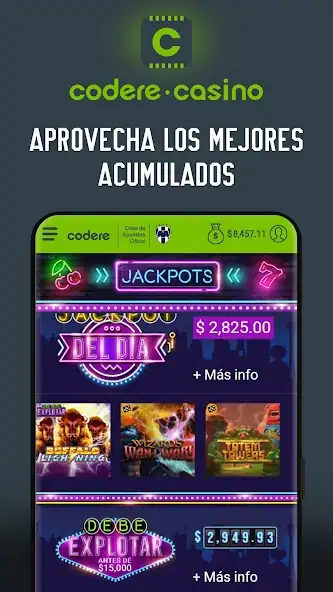 Download Casino Slots y Ruleta - Codere [MOD, Unlimited money] + Hack [MOD, Menu] for Android
