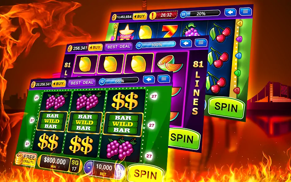 Download Slots - Casino Slot Machines [MOD, Unlimited money] + Hack [MOD, Menu] for Android