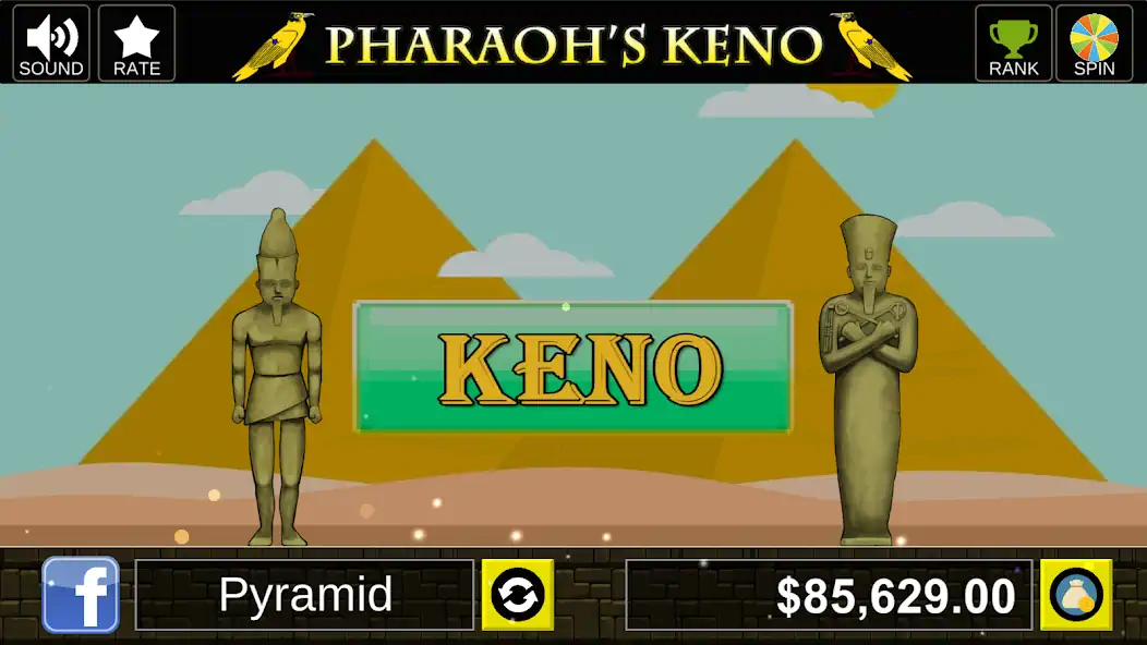 Download Keno Pyramid [MOD, Unlimited money] + Hack [MOD, Menu] for Android