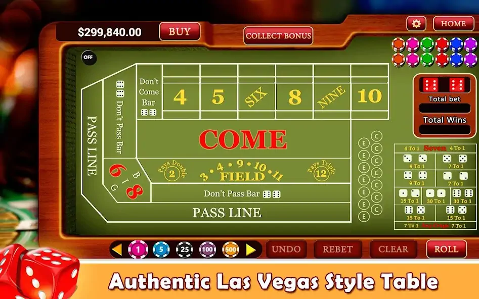 Download Craps - Casino Style [MOD, Unlimited money/gems] + Hack [MOD, Menu] for Android