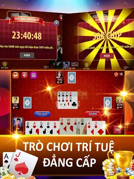 Download Tiến Lên Đếm Lá - Tien Len [MOD, Unlimited money/gems] + Hack [MOD, Menu] for Android