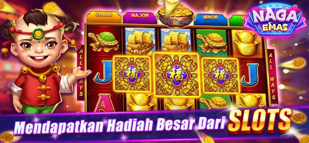 Download Naga Emas Casino-Domino Slots [MOD, Unlimited money/coins] + Hack [MOD, Menu] for Android