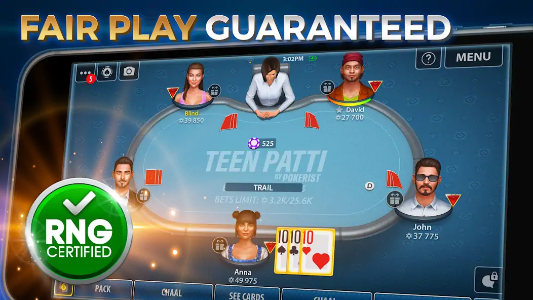 Download Teen Patti by Pokerist [MOD, Unlimited money/gems] + Hack [MOD, Menu] for Android