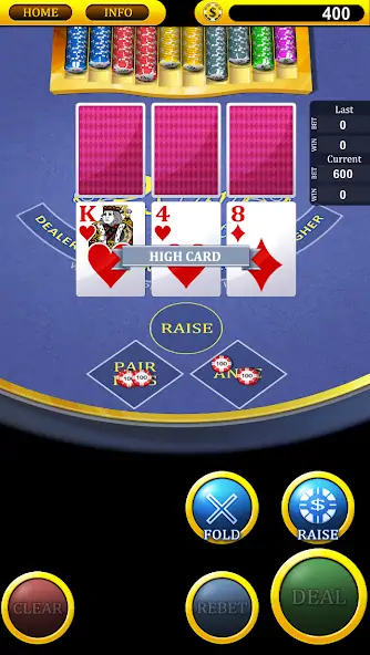 Download Three Card Poker [MOD, Unlimited money] + Hack [MOD, Menu] for Android